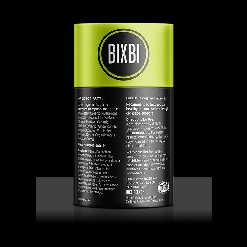 Bixbi Bixbi Mushroom Supplements Digestion 60g