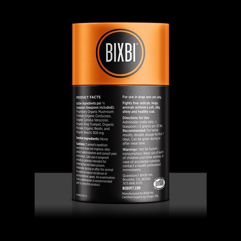 Bixbi Bixbi Mushroom Supplements Skin & Coat 60g