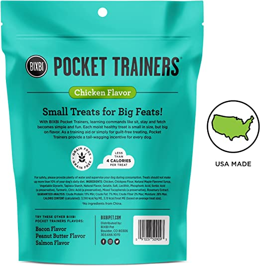 Bixbi Bixbi Pocket Trainers Chicken 6oz