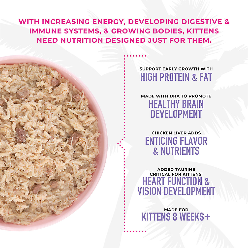 Tiki Cat Kitten Wet Food Chicken & Salmon Recipe 2.4oz