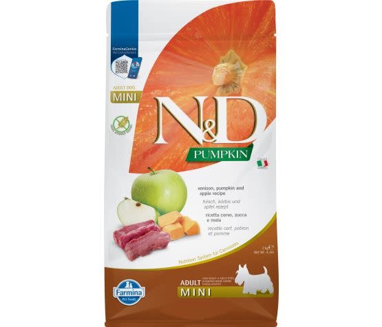 Farmina N&D Pumpkin Grain Free Dog Venison & Apple Mini 4.4lbs