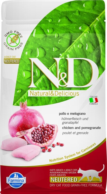 Farmina Copy of N&D Grain Free Neutered Cat Chicken & Pomegranate 3.3lb