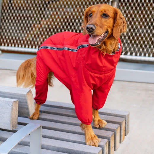 Canada Pooch Snowsuit - Red