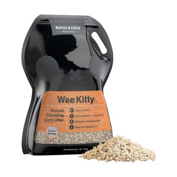 Rufus & Coco Wee Kitty Clumping Cat Litter - Corn