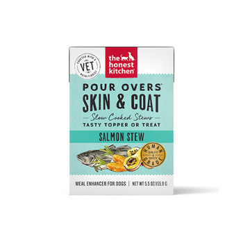 The Honest Kitchen Functional Pour Overs Skin & Coat Support Salmon Stew Dog Food Topper 5.5 Oz