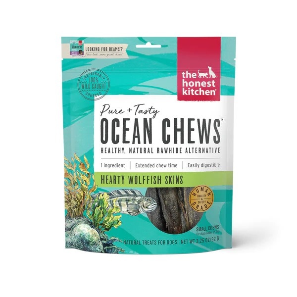 The Honest Kitchen Ocean Chews Wolffish Large 6oz