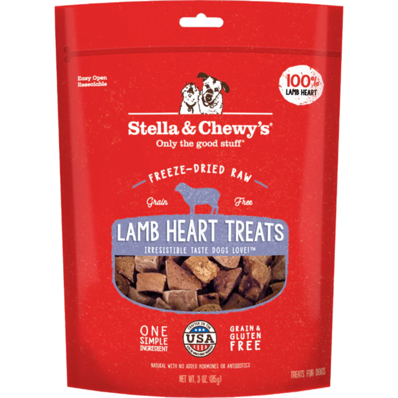 Stella & Chewy's Lamb Heart Treats 3oz