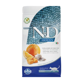 Farmina N&D Ocean Grain Free Cat Pumpkin, Herring & Orange 11lbs