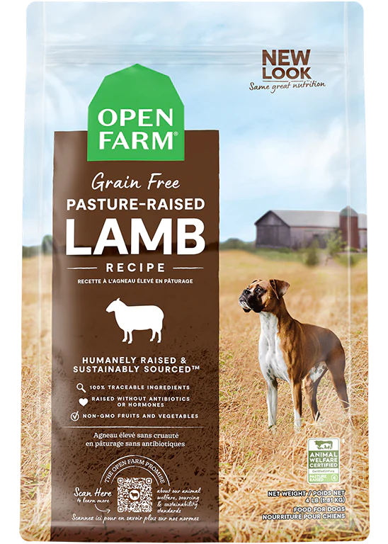 Open Farm Pasture-Raised Lamb Dry Dog Food 22 lb
