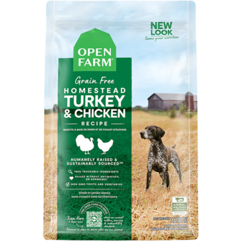 Open Farm Homestead Turkey & Chicken Dry Dog Food 22lb