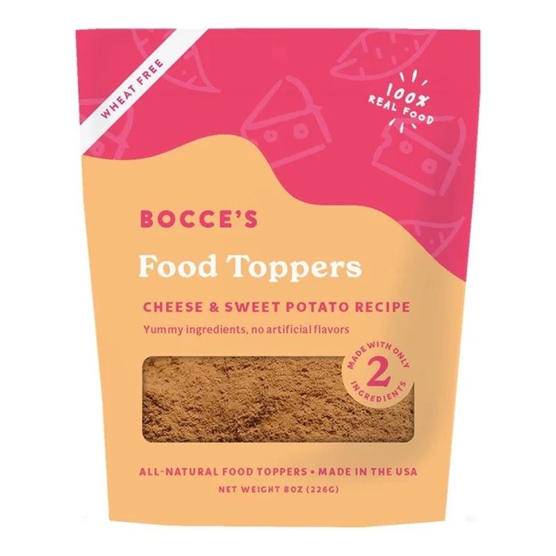 Bocce's Bakery Cheese & Sweet Potato food topper - 8oz