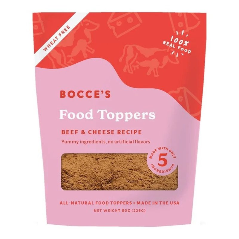 Bocce's Bakery Beef & Cheese food topper - 8oz