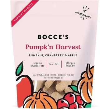 Bocce's Bakery Bocce's Bakery Pumpkin Harvest With Pumpkin, Cranberry & Apple Dog Treats 12oz