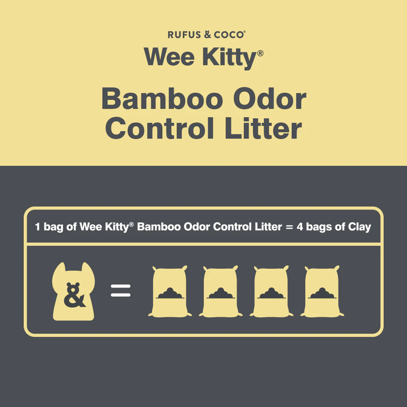 Rufus & Coco Bamboo Clumping Cat Litter