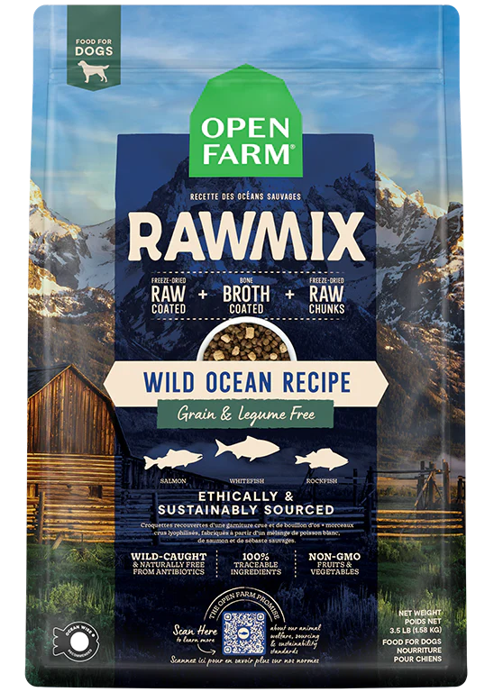 Open Farm Wild Ocean Grain Free Raw Mix for Dogs
