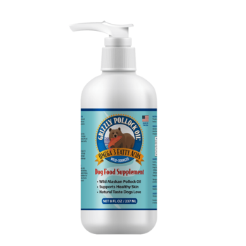 Grizzly Pet Products Wild Alaskan Pollock Oil for Dogs & Cats 32oz