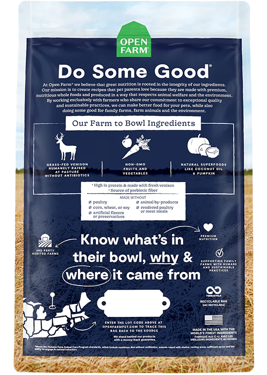 Open Farm Open Farm Dog New Zealand Venison