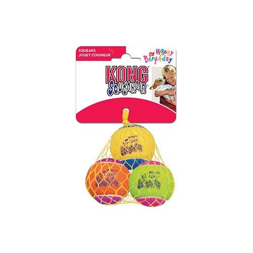Kong KONG® SQUEAKAIR® BIRTHDAY BALLS MEDIUM DOG TOY