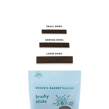Bocce's Bakery Brushy Sticks Dailies Soft & Chewy for Large Dogs- 16oz