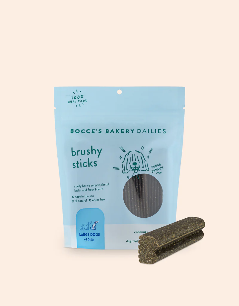 Bocce's Bakery Brushy Sticks Dailies Soft & Chewy for Large Dogs- 16oz