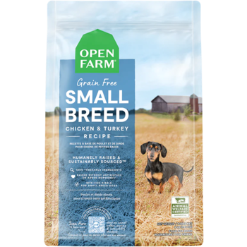 Open Farm Small Breed Chicken & Turkey Grain free Dry Dog Food 4 lb
