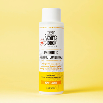 Skout's Honor Probiotic Shampoo + Conditioner Honeysuckle 16oz
