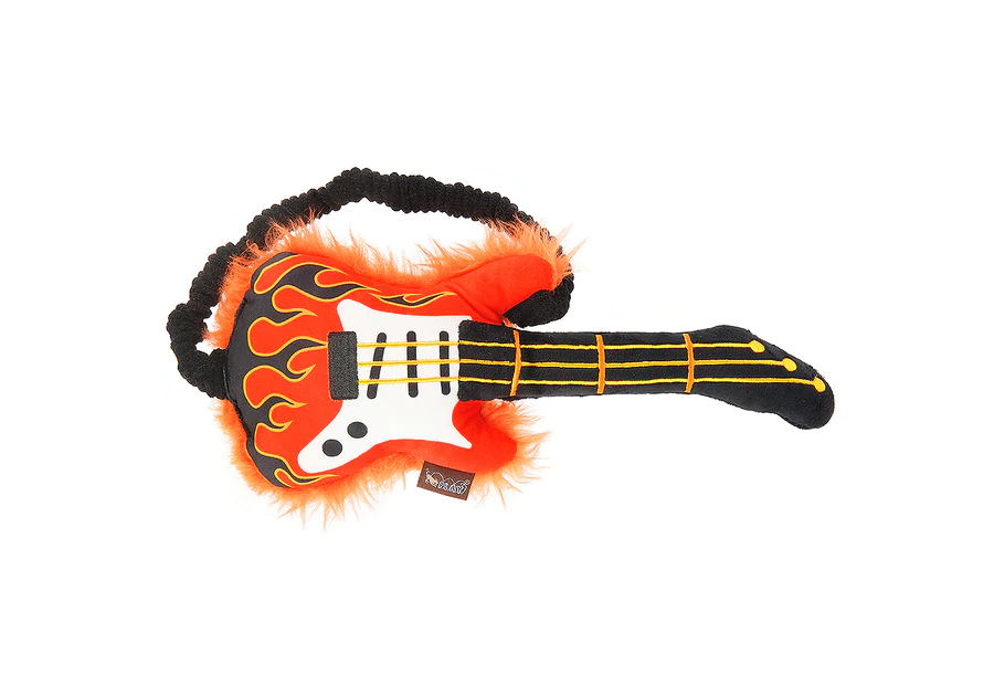PLAY Rock'n Rollover Electric Guitar Dog Plush Toy