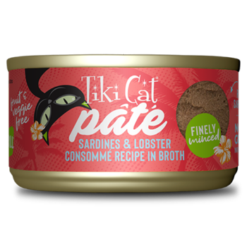 Tiki Cat Grill Pâté Sardines & Lobster Consommé Recipe 2.8oz