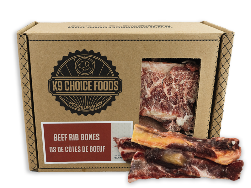 K9 Choice Beef Rib Bones 3lb