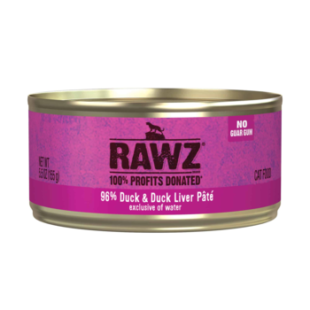 Rawz Natural PetFood 96% Duck & Duck Liver Pâté 5.5oz