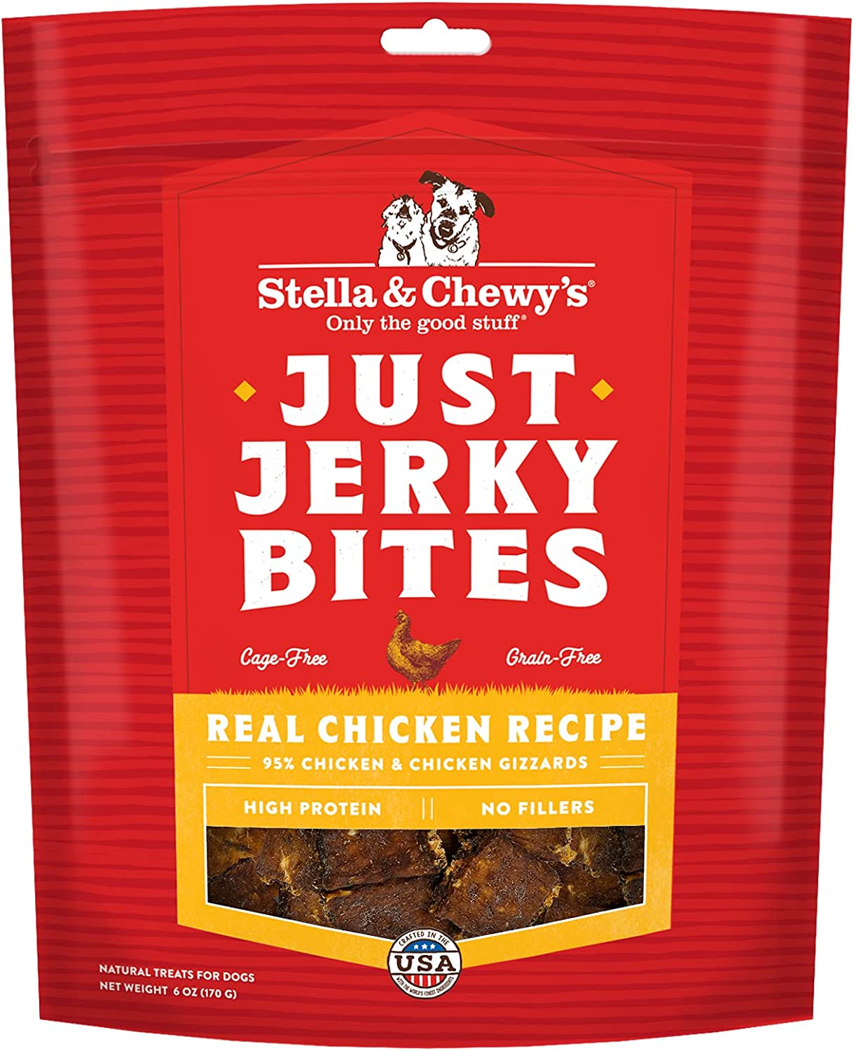 Stella & Chewy's Just Jerky Bites Real Chicken Recipe 6oz