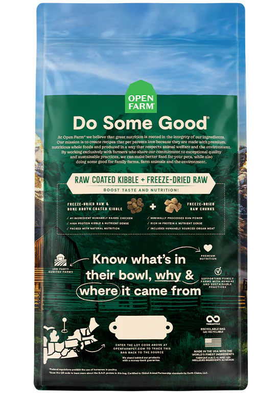 Open Farm Open Prairie Grain-Free RawMix for Cats