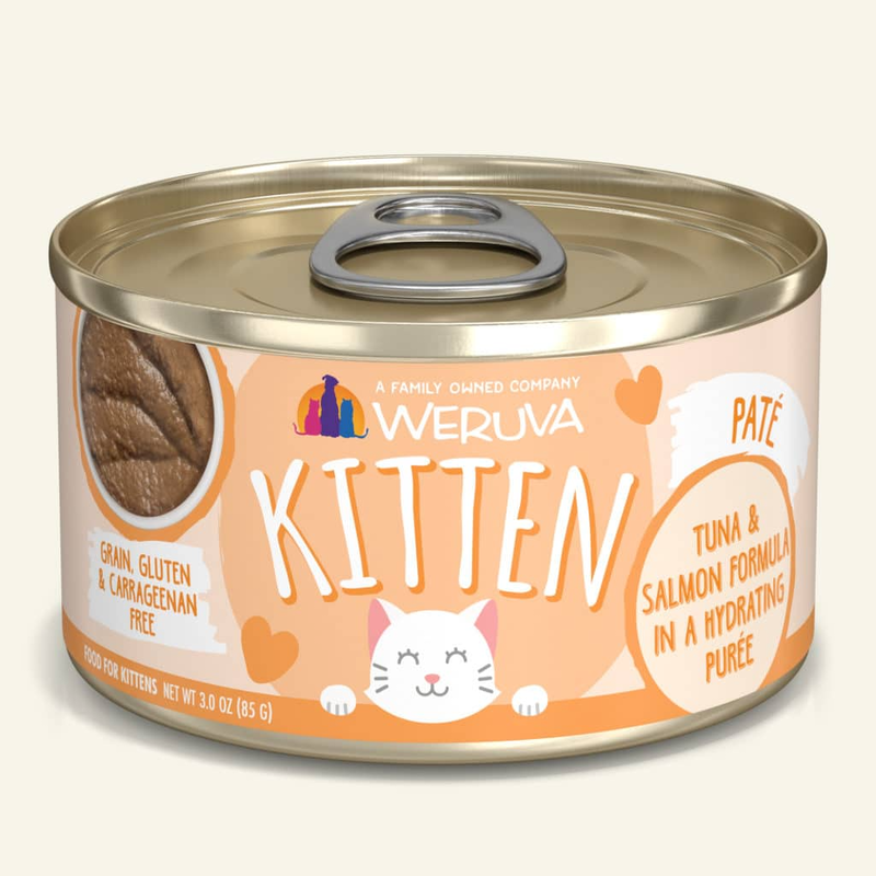 Weruva Kitten - Tuna & Salmon Paté in Purée 3oz