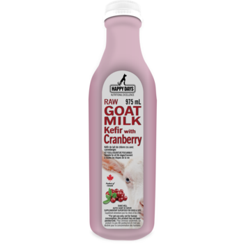 Happy Days Goat Milk Kefir with Cranberry 975ml