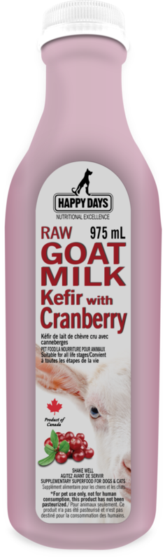 Happy Days Goat Milk Kefir with Cranberry 975ml