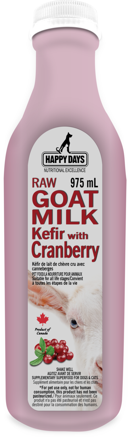 Happy Days Goat Milk Kefir with Cranberry 975ml