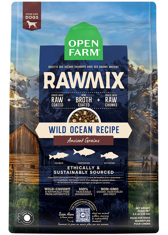 Open Farm RawMix Wild Ocean Recipe with Ancient Grains Dry Dog Food