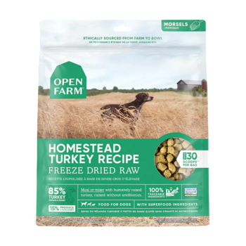 Open Farm Homestead Turkey Recipe Freeze-Dried Raw