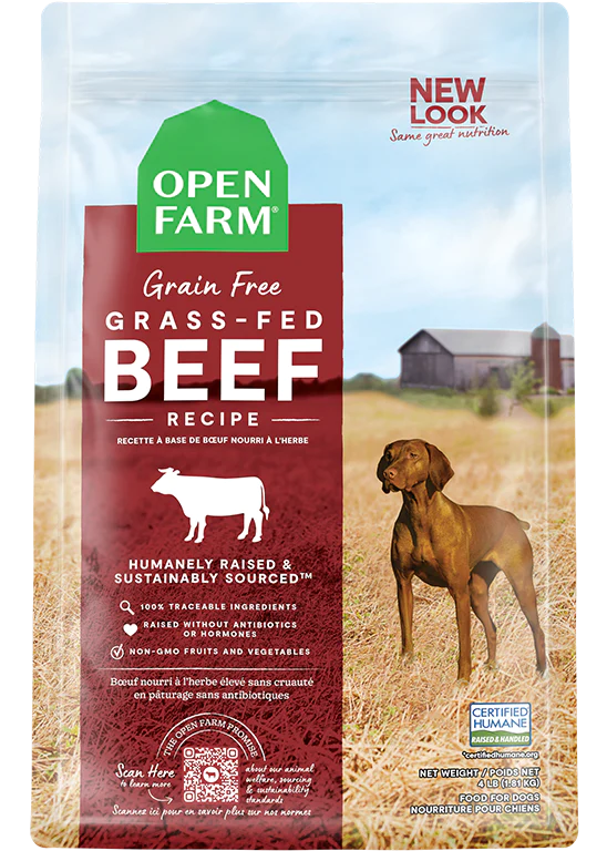 Open Farm Grass-Fed Beef Grain Free Dry Dog Food