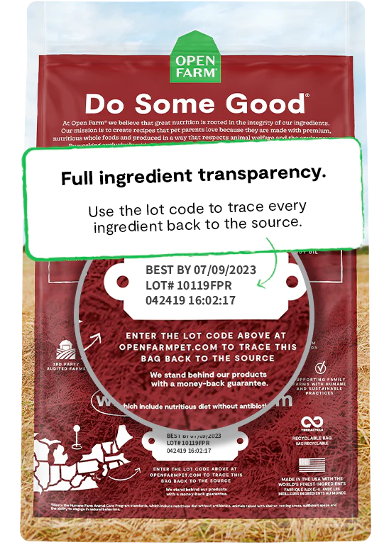 Open Farm Grass-Fed Beef Grain Free Dry Dog Food