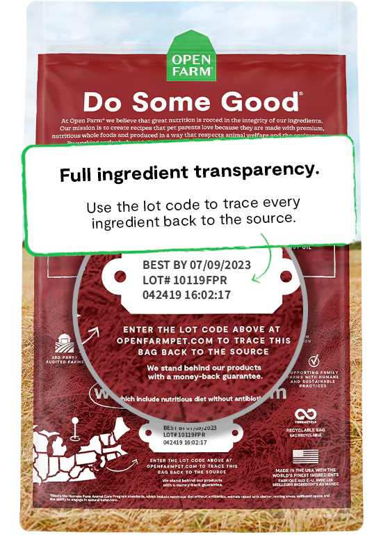 Open Farm Grass-Fed Beef Grain Free Dry Dog Food