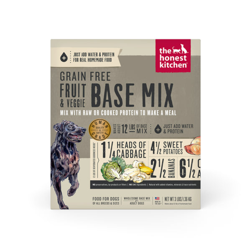 The Honest Kitchen Grain Free Fruit and Veggie Base Mix