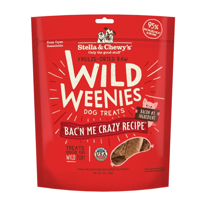 Stella & Chewy's Copy of Bac'N Me Crazy Wild Weenies 85 g