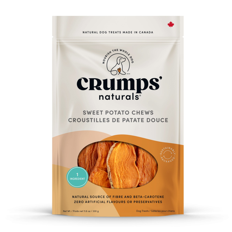 Crumps Sweet Potato Chews, Dog Treats