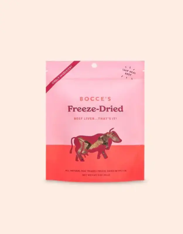 Bocce's Bakery Freeze Dried Beef Liver Treats - 3oz