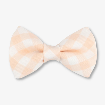 The Rover Boutique Blush Gingham Bow Tie