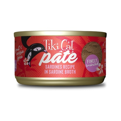 Tiki Cat Grill Pâté Sardines in Sardine Broth  2.8oz