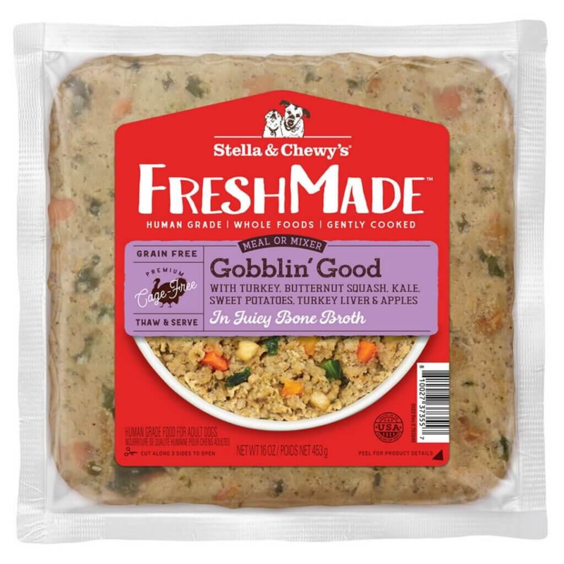 Stella & Chewy's FreshMade - Gobblin' Good Turkey Frozen Dog Food 16oz