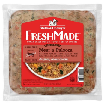 Stella & Chewy's FreshMade - Meat-A-Palooza Beef & Pork Frozen Dog Food 16oz