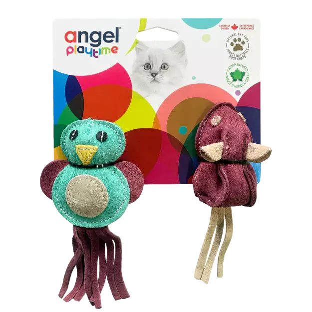 Angel Pet Supplies Angel Playtime Cat Toy Bird/Mouse Pableen Pet